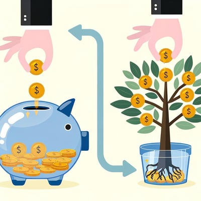 contributing into super and making investment returns